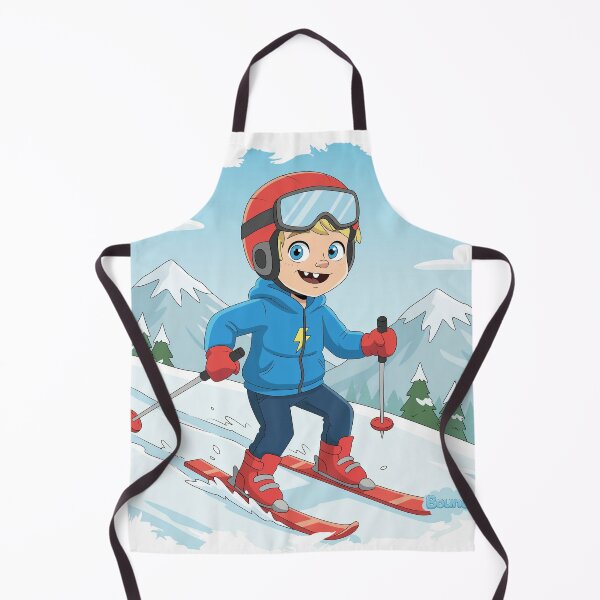 Item preview, Bouno’s Ski Adventure - Little Skier on the Snowy Slopes designed and sold by BounoWorld.