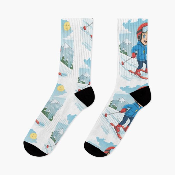 Item preview, Bouno’s Ski Adventure - Little Skier on the Snowy Slopes designed and sold by BounoWorld.