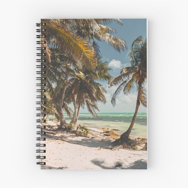 Item preview, Tropical Paradise Beach – Leaning Palms & Turquoise Waves designed and sold by EK-World.