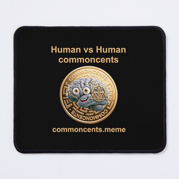 Item preview, commoncents.meme Human vs Human designed and sold by commoncents_meme.