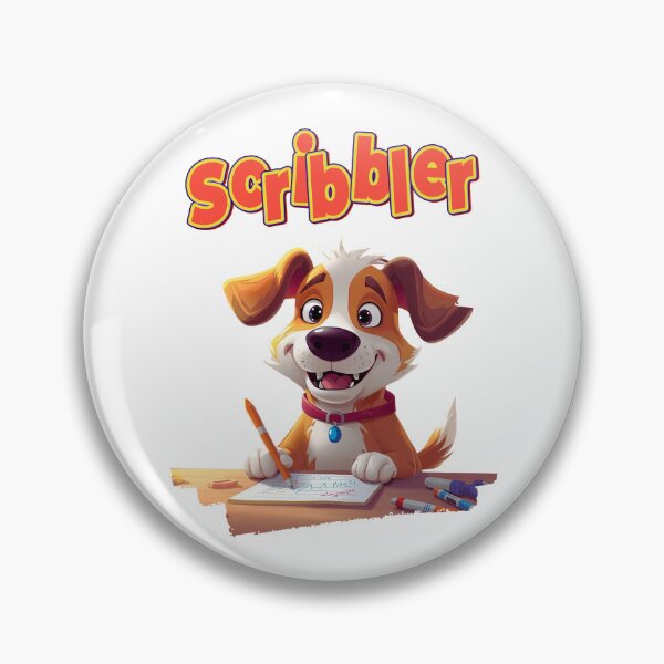 Item preview, Amusing Dog Scribbler. designed and sold by MPC-Mince-Pies.