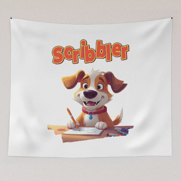 Item preview, Amusing Dog Scribbler. designed and sold by MPC-Mince-Pies.