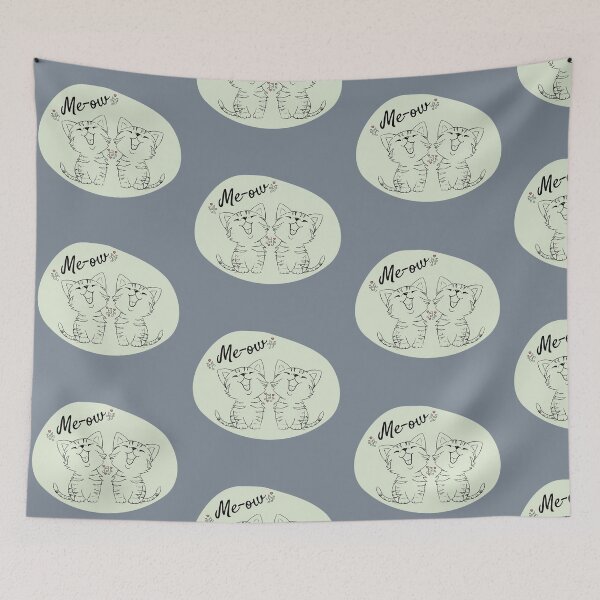 Item preview, Me-ow Cute Musical Cat Couple designed and sold by StoneybrokeM.