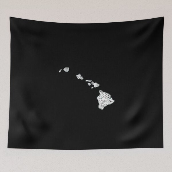 Item preview, Hawaii Illustrated Map – Hand-Drawn Rivers & Nature Adventure Sketch designed and sold by Paper Drip.