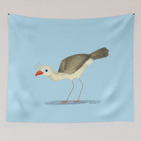 Item preview, Red Legged Seriema 2 designed and sold by julianamotzko.