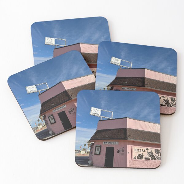 Item preview, pink dive bar in Joshua tree  designed and sold by HoneyHaunted.