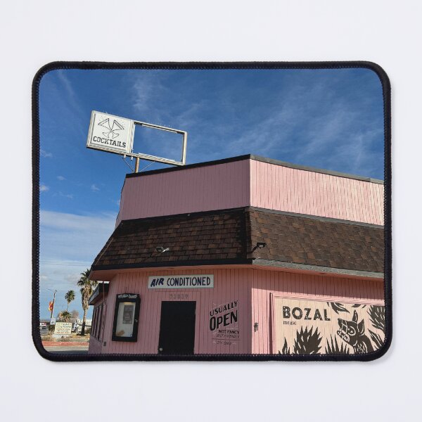Item preview, pink dive bar in Joshua tree designed and sold by HoneyHaunted.