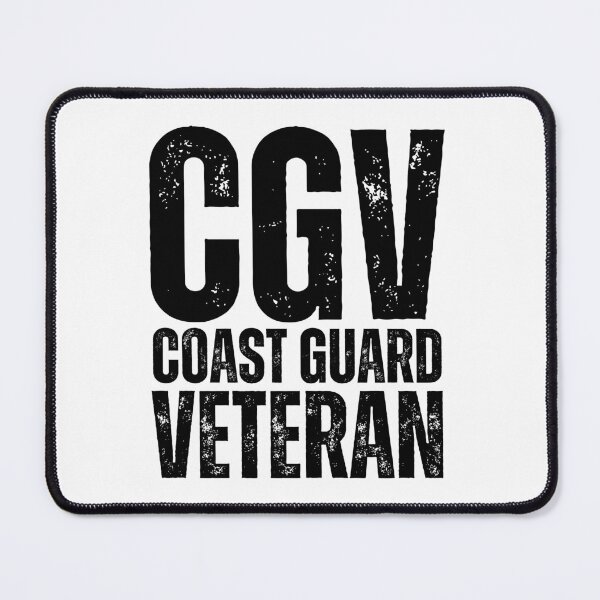 Item preview, CGV Coast Guard Veteran – Bold Distressed Military Design Honoring U.S. Maritime Service Black Lettering designed and sold by GFamilyC.