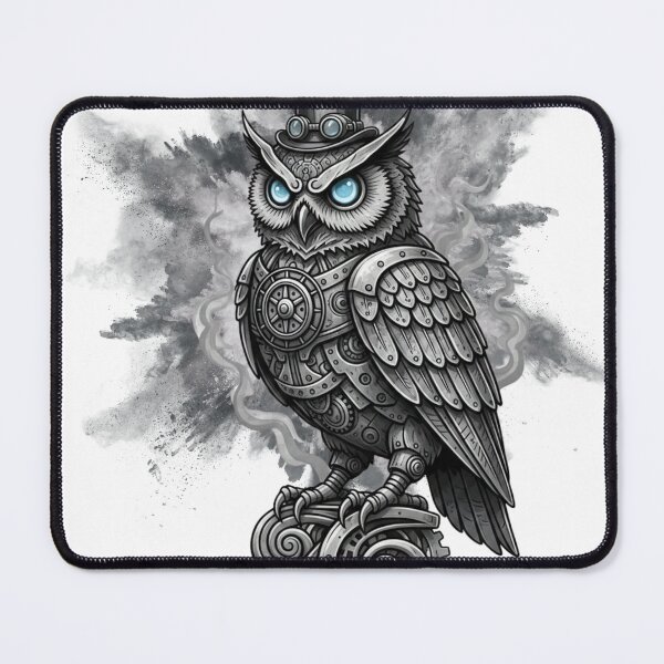 Item preview, Silver Mechanical Owl designed and sold by Lavender-Kitty.