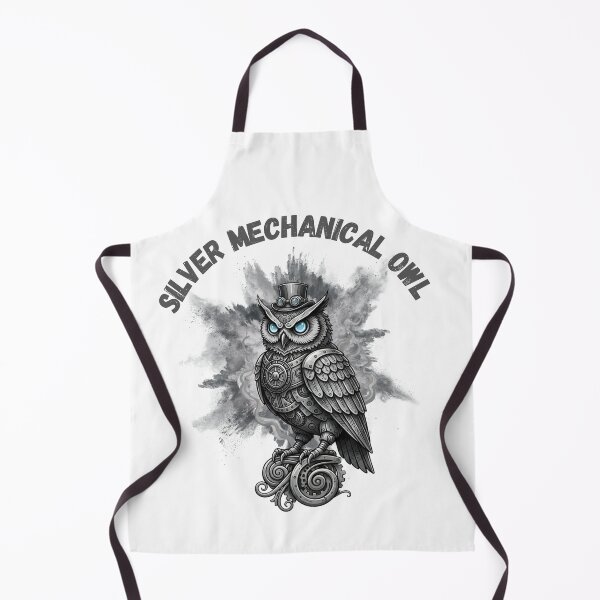 Item preview, Silver Mechanical Owl designed and sold by Lavender-Kitty.