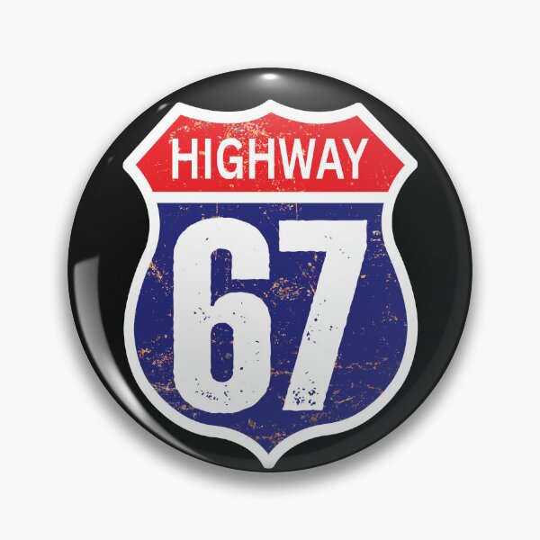 Item preview, Six Seven Highway Road Sign 67 Meme Interstate Sign 6 7  I-67 designed and sold by erozzz.