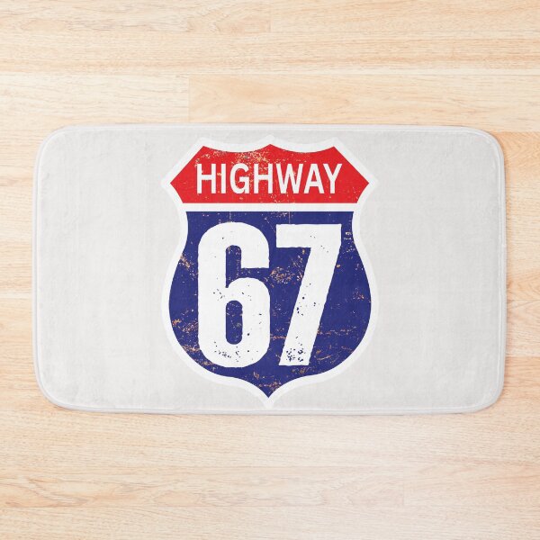 Item preview, Six Seven Highway Road Sign 67 Meme Interstate Sign 6 7  I-67 designed and sold by erozzz.
