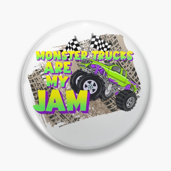 Item preview, Monster Trucks Are My Jam  designed and sold by palmandpixels.
