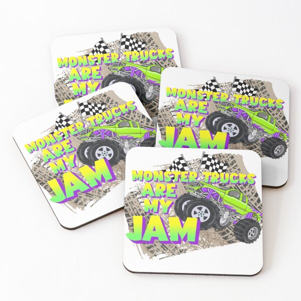 Item preview, Monster Trucks Are My Jam  designed and sold by palmandpixels.
