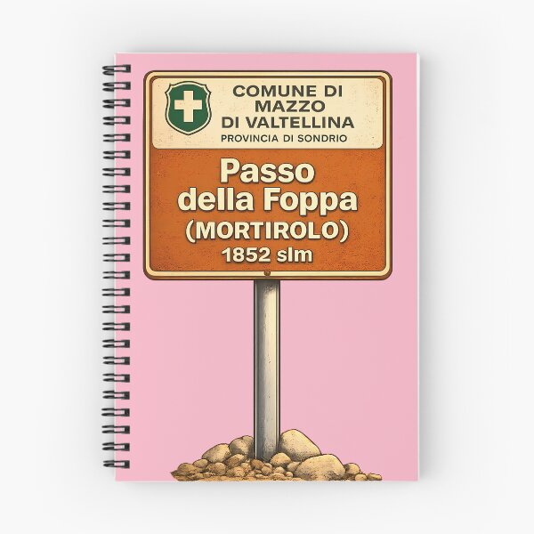Item preview, Passo della Foppa (Mortirolo) – 1852 slm | Vintage Giro passport plate designed and sold by malero-design.