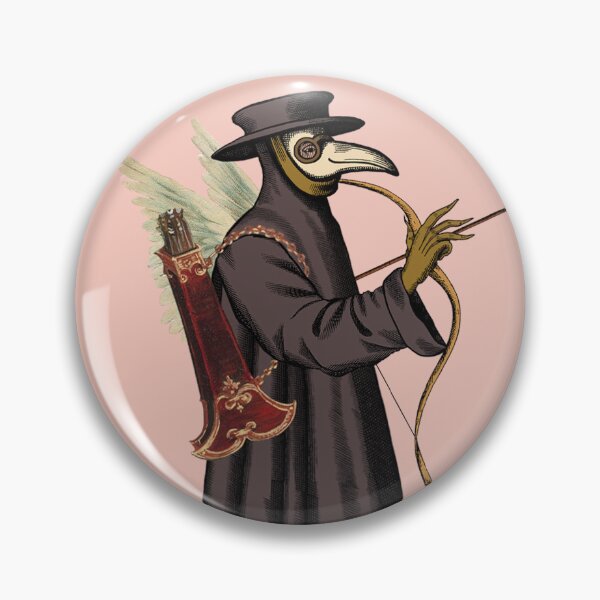 Item preview, Plague Doctor Cupid designed and sold by GrayHareCards.