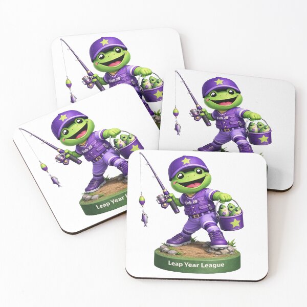 Item preview, Leap Year Fisherman Bobblehead - Frog Fishing designed and sold by Leap29 Designs.