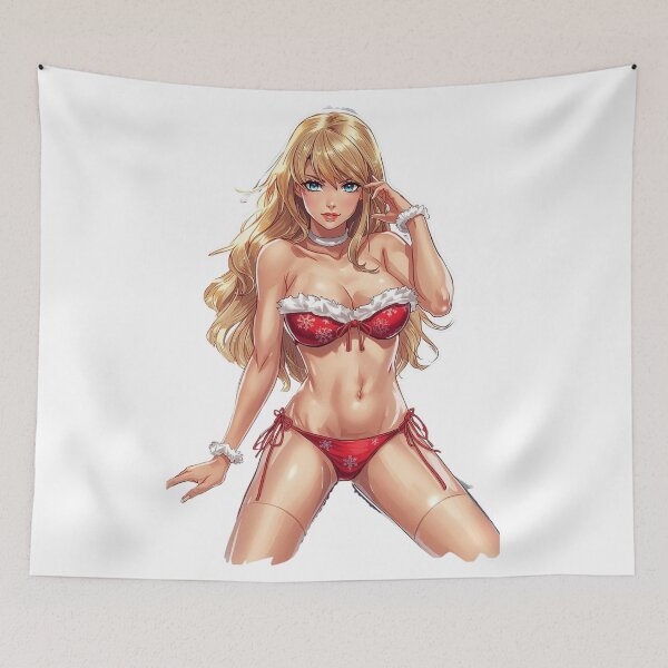 Item preview, Holiday Pin-Up Girl Illustration – Kış Temalı Estetik Kadın Figürü designed and sold by Pigmentra.