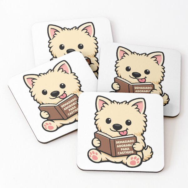 Item preview, Cute Chibi Pomeranian (Dwarf Spitz reading book) designed and sold by SoyYuriO.