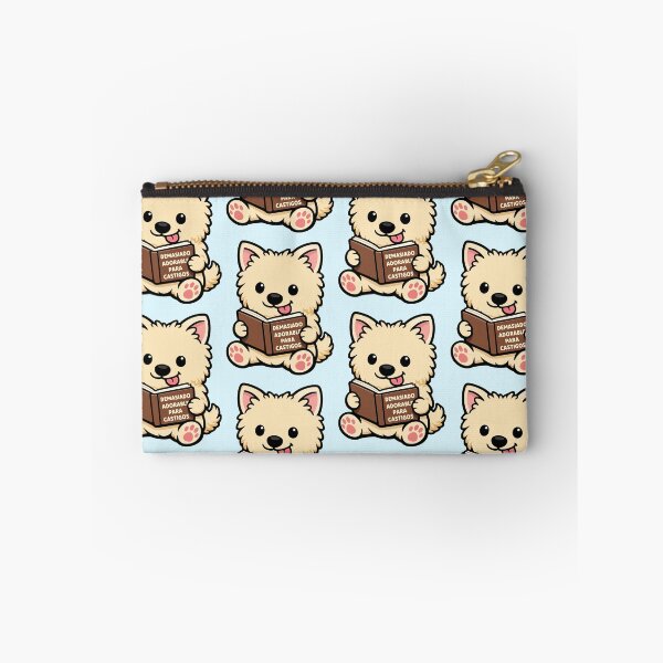 Item preview, Cute Chibi Pomeranian (Dwarf Spitz reading book) designed and sold by SoyYuriO.