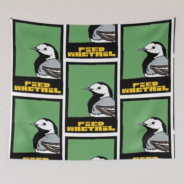 Item preview, Pied Wagtail - Bird, Birds, Bird art – Pop Art - by GW-ART designed and sold by GWARTGB.