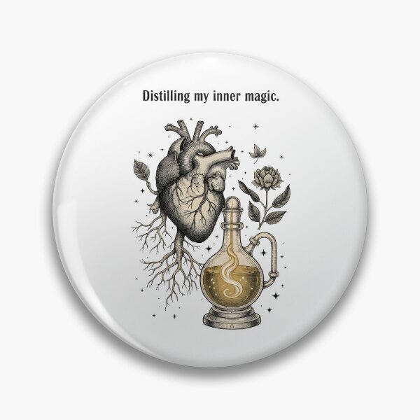 Item preview, Distilling my Inner Magic – Anatomical Heart & Alchemy Design designed and sold by Fuechse.