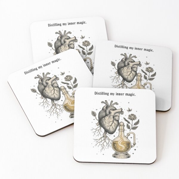 Item preview, Distilling my Inner Magic – Anatomical Heart & Alchemy Design designed and sold by Fuechse.