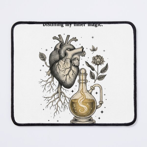 Item preview, Distilling my Inner Magic – Anatomical Heart & Alchemy Design designed and sold by Fuechse.
