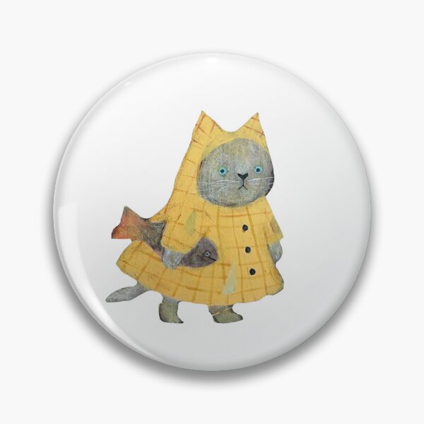 Item preview, kitty with a fishy designed and sold by emmev.