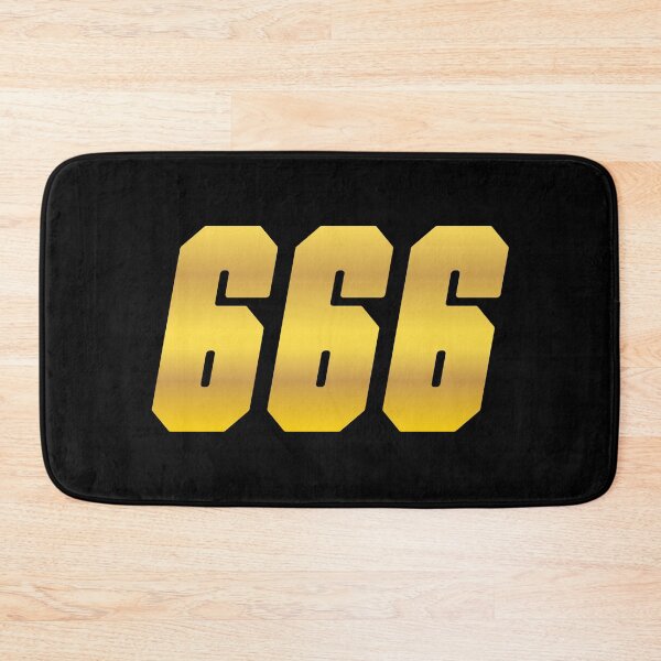Item preview, 666, Golden Devilish Number designed and sold by Memes N Lore .