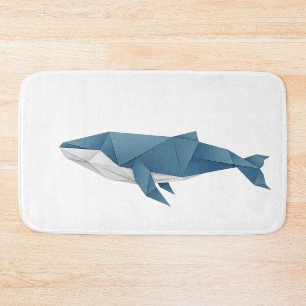 Item preview, Geometric Papercraft Whale Silhouette designed and sold by bsbd-action.