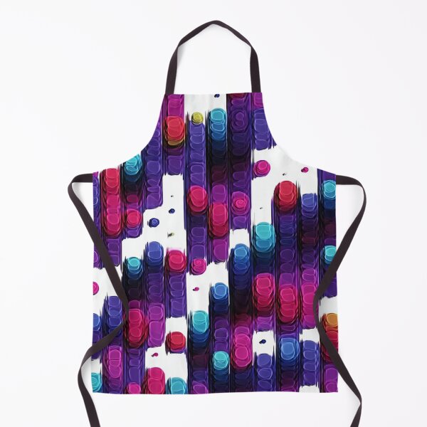 Item preview, Neon color white circle pattern designed and sold by JeniSeny.