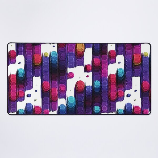 Item preview, Neon color white circle pattern designed and sold by JeniSeny.