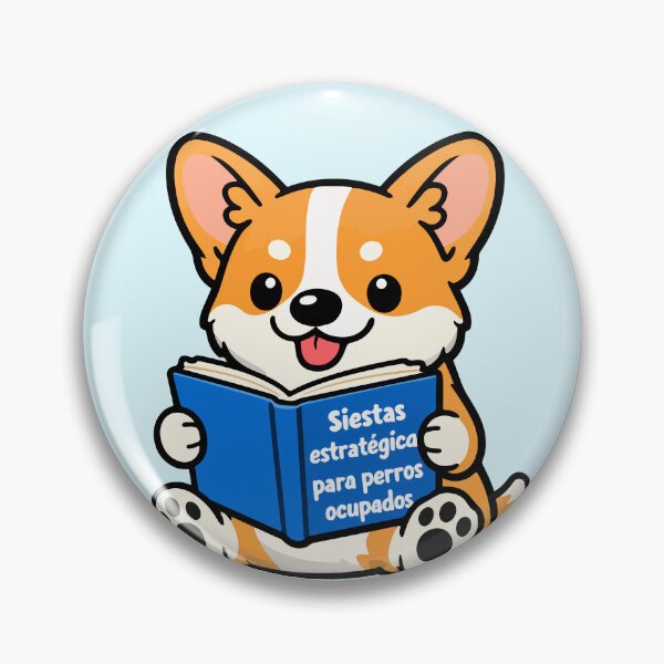 Item preview, Cute Chibi Corgi reading a book designed and sold by SoyYuriO.