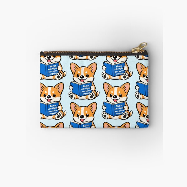 Item preview, Cute Chibi Corgi reading a book designed and sold by SoyYuriO.
