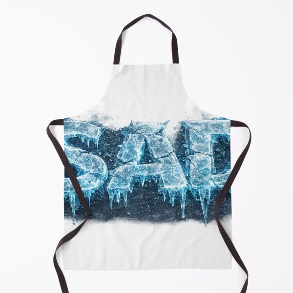 Item preview, Ice SAD – Frozen Crystal Word with Blue Glow designed and sold by BoldLineDesign.