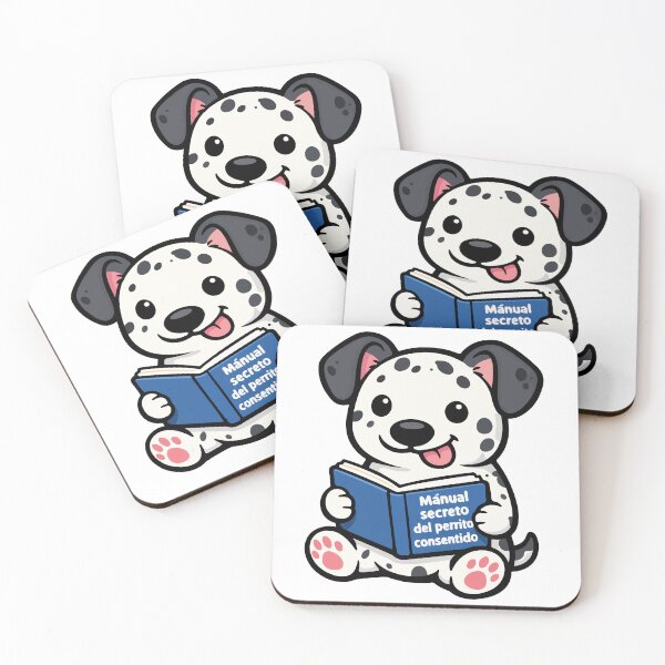 Item preview, Cute chibi Dalmatian reading a book designed and sold by SoyYuriO.