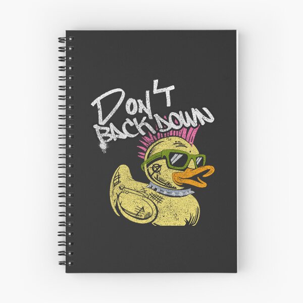 Item preview, Don't Back Down Punk Rubber Duck designed and sold by DanelaH.