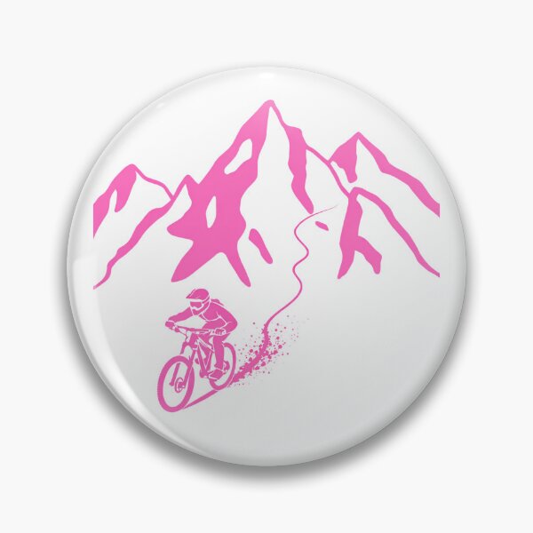 Item preview, mountain downhill girl pink designed and sold by lose-your-smile.