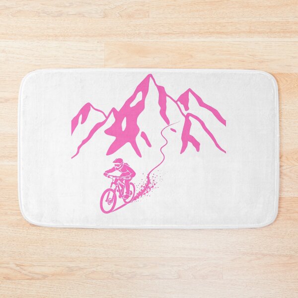 Item preview, mountain downhill girl pink designed and sold by lose-your-smile.