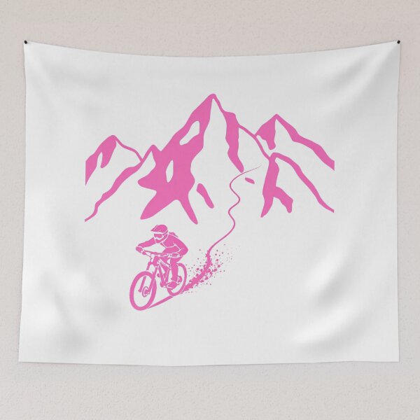 Item preview, mountain downhill girl pink designed and sold by lose-your-smile.