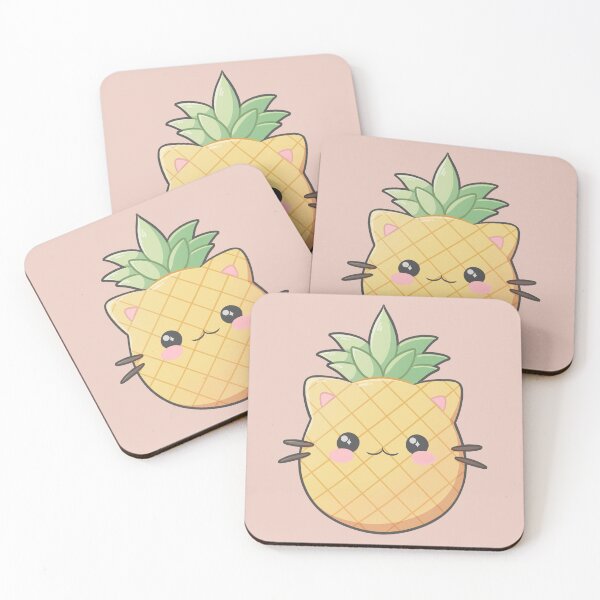 Artikelvorschau, Fruity Cat Pineapple entworfen und verkauft von KasefsWorld.