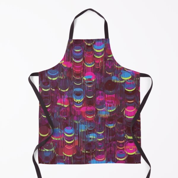 Item preview, Brown neon color circle pattern 2nd designed and sold by JeniSeny.