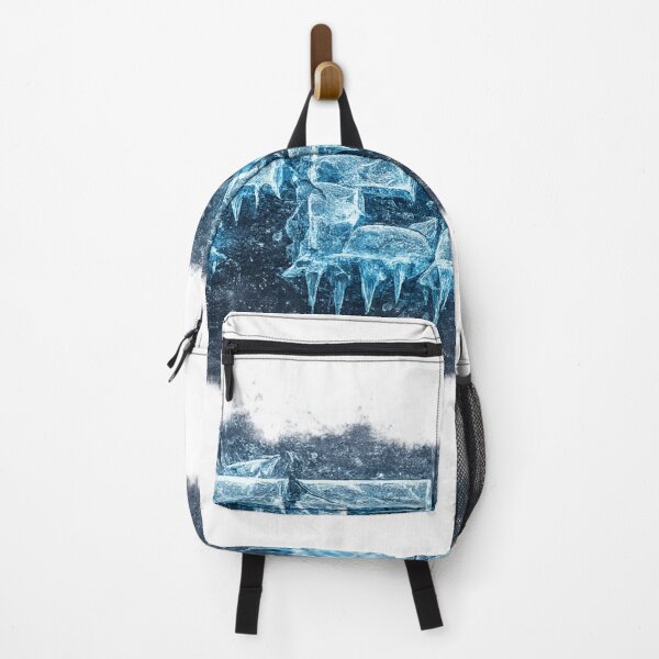 Item preview, Ice FEAR – Frozen Crystal Word with Glowing Eyes designed and sold by BoldLineDesign.