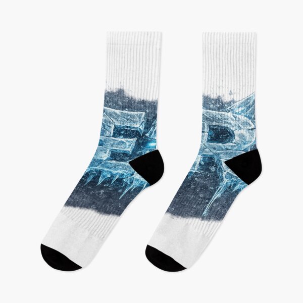 Item preview, Ice FEAR – Frozen Crystal Word with Glowing Eyes designed and sold by BoldLineDesign.