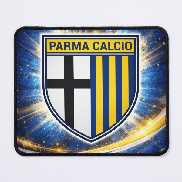 Item preview, Parma Inspired Football Crest – Blue & Yellow Italian Soccer Fan Art designed and sold by RAVisuals.