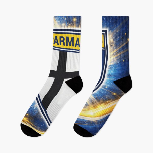 Item preview, Parma Inspired Football Crest – Blue & Yellow Italian Soccer Fan Art designed and sold by RAVisuals.