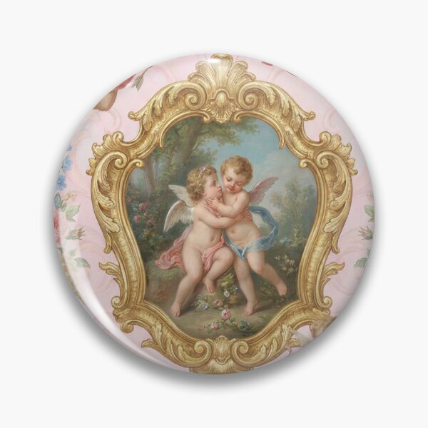 Item preview, Vintage Rococo Cherubs & Gold Frames - Pink Coquette Aesthetic designed and sold by LunaticDream.