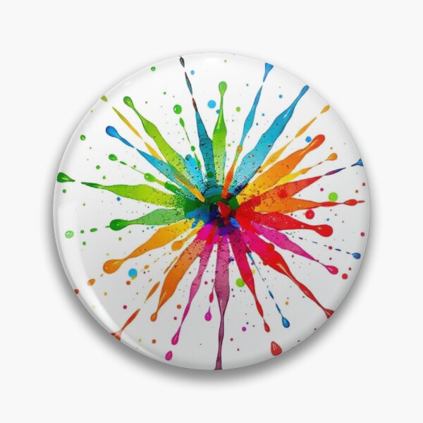 Item preview, Bright multi-colored drops on white background, splash designed and sold by wizard-work.