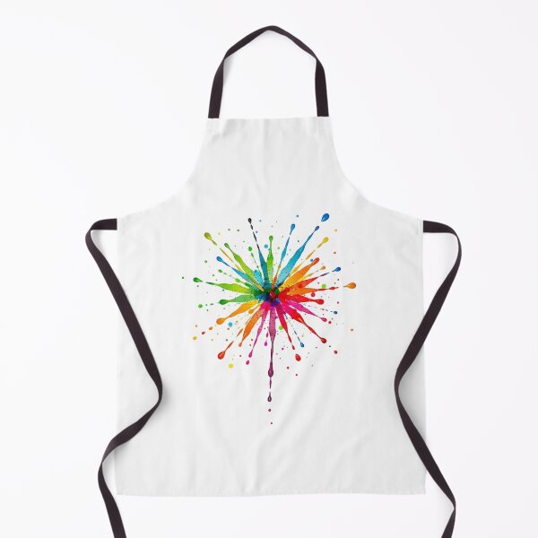 Item preview, Bright multi-colored drops on white background, splash designed and sold by wizard-work.